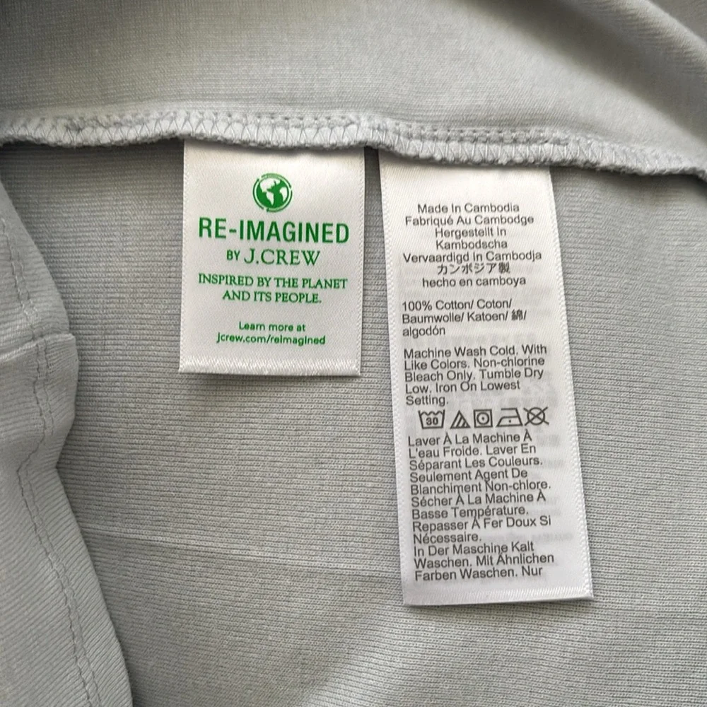 J.Crew Slim perfect T-shirt Pale Sky Small - Picture 7 of 9